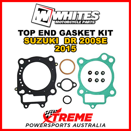 Whites For Suzuki DR200SE DR 200SE 2015 Top End Rebuild Gasket Kit