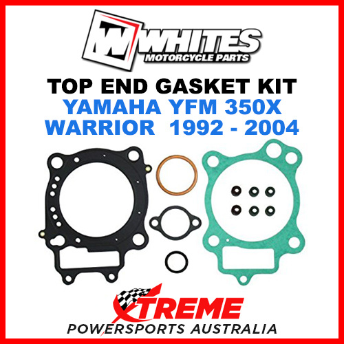 Whites Yamaha YFM 350X Warrior 1992-2004 Top End Rebuild Gasket Kit