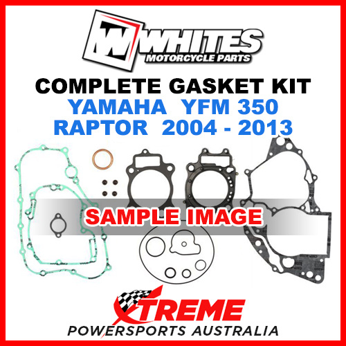 Whites Yamaha YFM 350 Raptor 2004-2013 Complete Top Bottom Gasket Kit