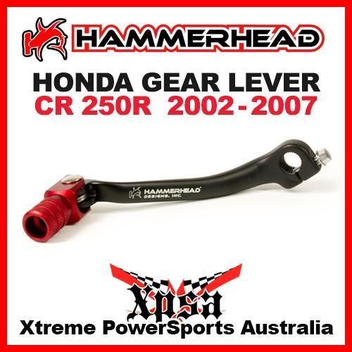 HAMMERHEAD GEAR LEVER RED HONDA CR 250R CR250R 2002-2007 MX DIRT BIKE MOTOCROSS