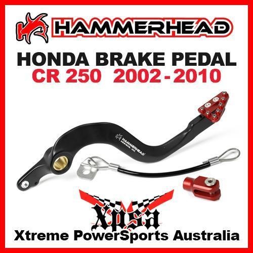 HAMMERHEAD FORGED BRAKE PEDAL RED HONDA CR 250 CR250 2002-2010 MX MOTOCROSS DIRT