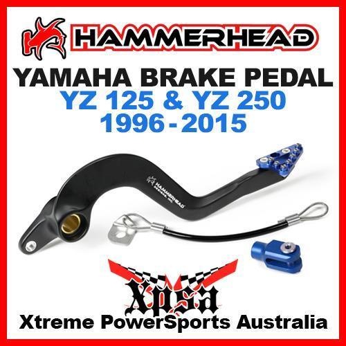 HAMMERHEAD FORGED BRAKE PEDAL BLUE YAMAHA YZ 125 YZ125 YZ250 250 1996-2015 MX