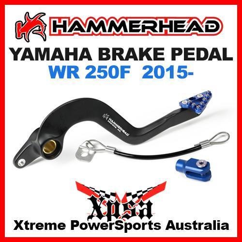 HAMMERHEAD FORGED BRAKE PEDAL BLUE YAMAHA WR 250F WR250F 2015 ENDURO DIRTBIKE MX
