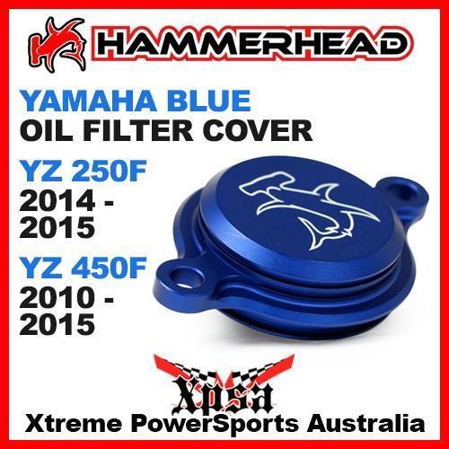 HAMMERHEAD BLUE OIL FILTER COVER YAMAHA YZ250F 2014-2015 YZ450F 2010-2015 MX