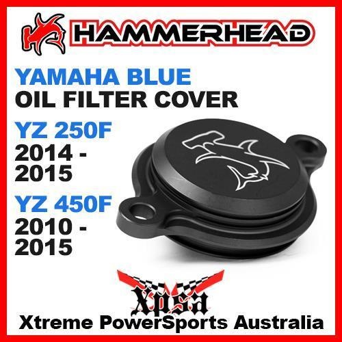 HAMMERHEAD BLACK OIL FILTER COVER YAMAHA YZ250F 2014-2015 YZ450F 2010-2015 MX