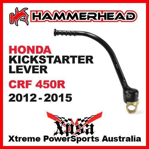HAMMERHEAD KICK STARTER LEVER BLACK HONDA CRF 450R CRF450R 2012-2015 MX DIRTBIKE