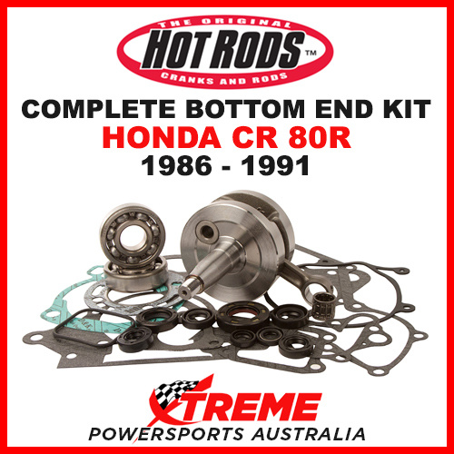 Hot Rods Honda CR80R CR 80R 1986-1991 Complete Bottom End Kit CBK0045