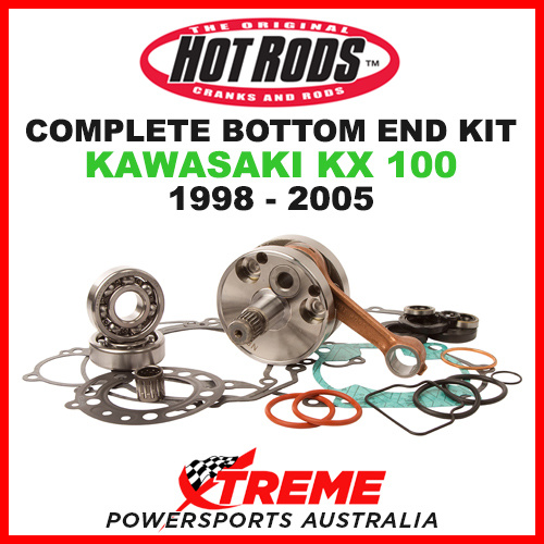 Hot Rods Kawasaki KX100 KX 100 1998-2005 Complete Bottom End Kit CBK0052