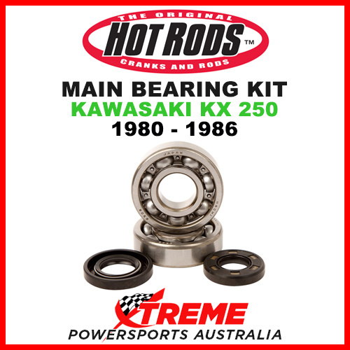 Hot Rods Kawasaki KX250 KX 250 1980-1986 Main Bearing Kit H-K226