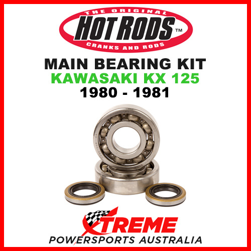 Hot Rods Kawasaki KX125 KX 125 1980-1981 Main Bearing Kit H-K236