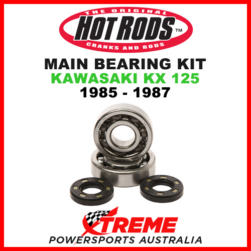 Hot Rods Kawasaki KX125 KX 125 1985-1987 Main Bearing Kit H-K237