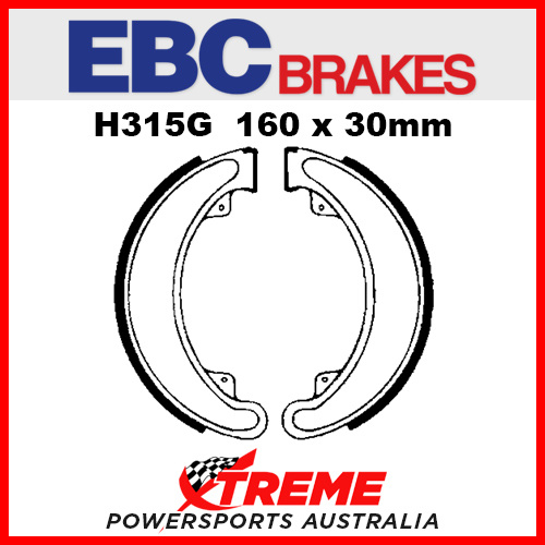 EBC Rear Grooved Brake Shoe Honda CB 350 K4 1974 H315G