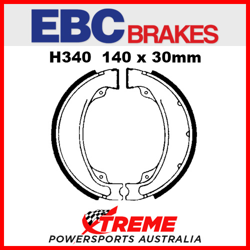 EBC Rear Brake Shoe Honda TRX 250 TE Recon ES 2002-2014 H340