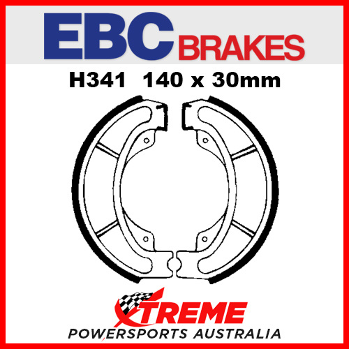 EBC Rear Brake Shoe Honda CH 250 F/G Spacey 1985-1986 H341
