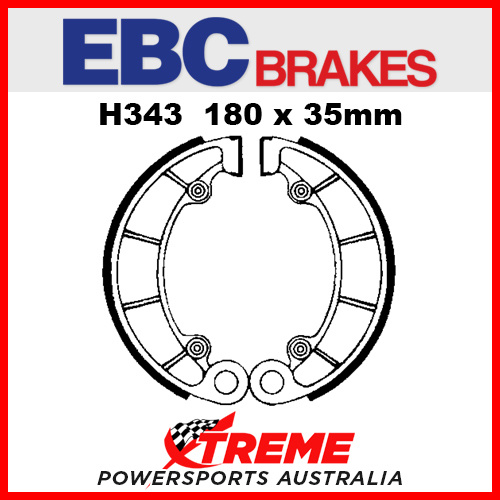 EBC Rear Brake Shoe Honda TRX 350 1986-1993 H343