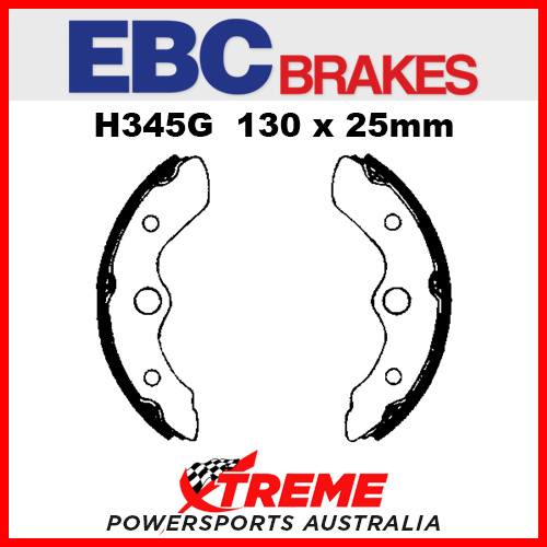 EBC Front Grooved Brake Shoe Honda TRX 200 1990-1993 H345G