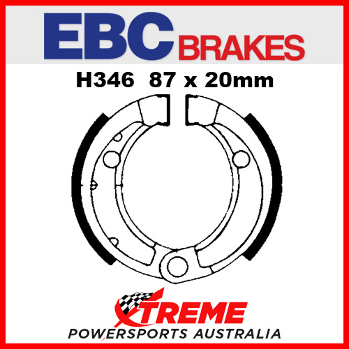 EBC Front Brake Shoe Kymco KXR 90/S Mongoose Quad 2004-2015 H346