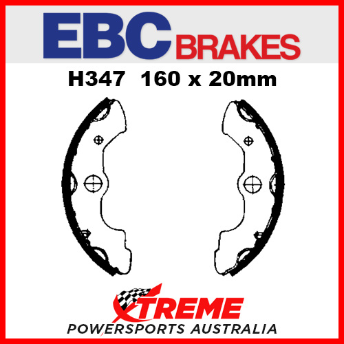 EBC Front Brake Shoe Honda TRX 400 Fourtrax AT 2004-2007 H347