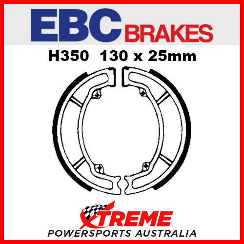 EBC Rear Brake Shoe Piaggio Hexagon GT 250 1998-1999 H350