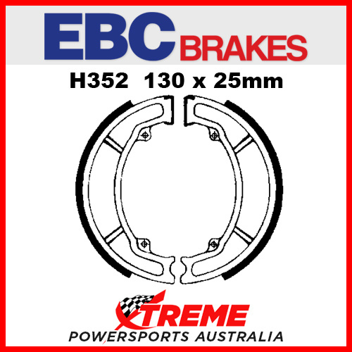 EBC Rear Brake Shoe Hero Pleasure 102 2011-2012 H352