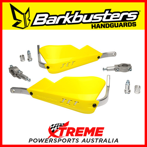 Barkbusters JET Handguard Two Point Mount Straight 22mm Yellow JET-001-00-YE