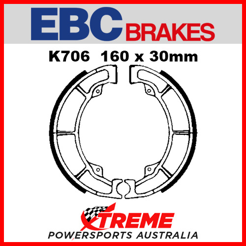 EBC Rear Brake Shoe Kawasaki Z 440 LTD 1982-1984 K706