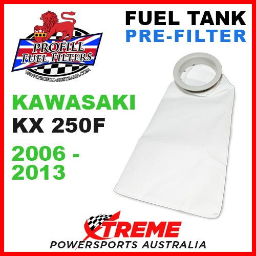 PROFILL KX250F KXF250 2006-2013 KAWASAKI FUEL TANK PRE-FILTER MX DIRT BIKE