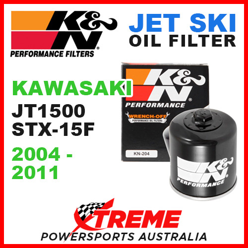 K&N Kawasaki STX-15F 2004-2011 Oil Filter PWC Jet Ski KN-204-1 JT1500