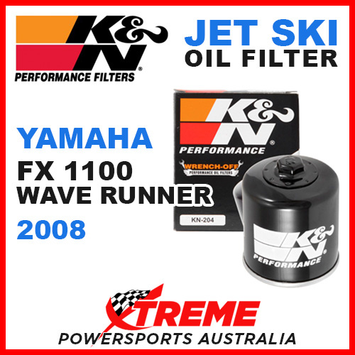 K N Yamaha Fx1100 Fx Waverunner 1100cc 2008 Oil Filter Pwc - 