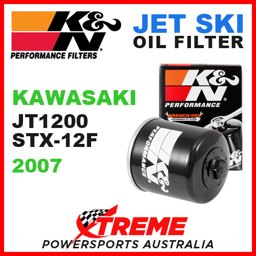 K&N Kawasaki STX-12F STX12F 2007 Oil Filter PWC Jet Ski KN-303 JT1200