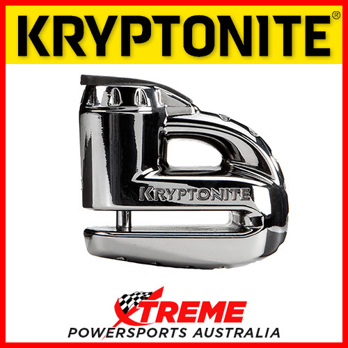 Kryptonite Keeper 5-S2 Chrome Disc Lock & Key + Reminder Cable Motorcycle