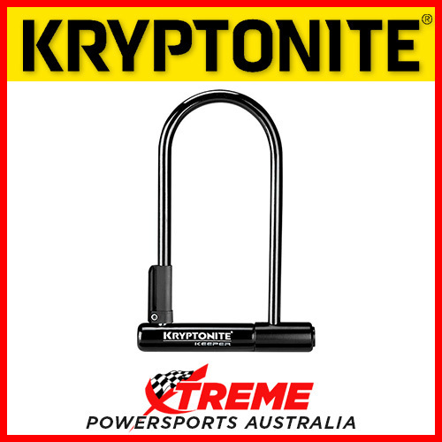 Kryptonite Original Keeper Standard Keyed Bike U-Lock 10.2cm x 20.3cm Motorcycle