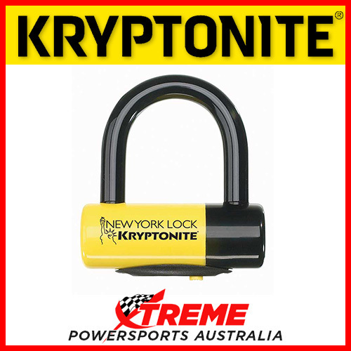 Kryptonite Security New York Disc Lock & Key + Reminder Cable & Pouch Motorcycle