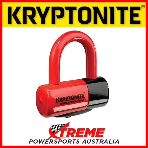 Kryptonite Security Evolution Series 4 Red Disc Lock & Key Motorcycle