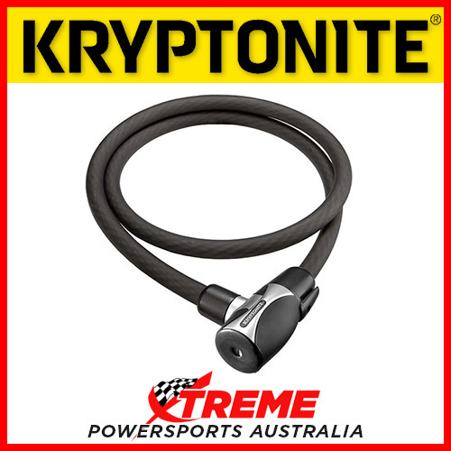 Kryptonite Hardwire 2010 Braided Steel Cable Keyed Lock 180cm Motorcycle