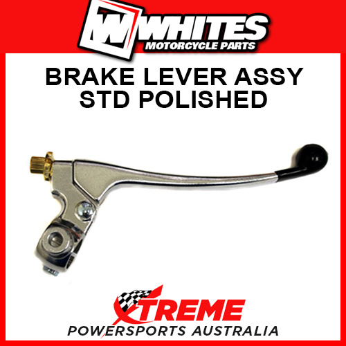 Whites Uni Honda Style Brake Lever Assembly Std Polished LAH103