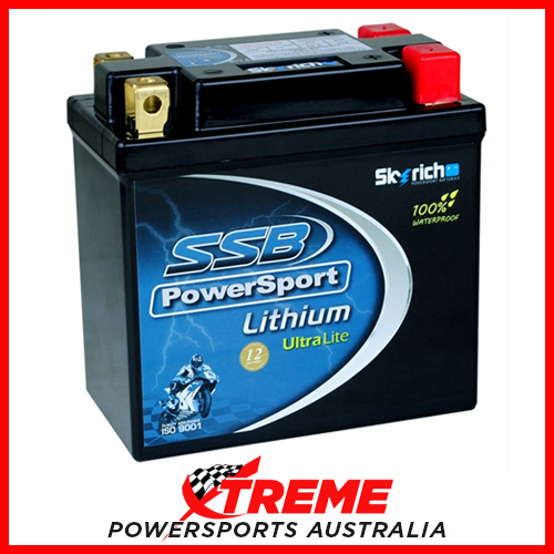 SSB 12V 290 CCA LFP14AHQ-BS Polaris 250 TRAIL BLAZER 2006 Lithium Battery YTX14AH-BS