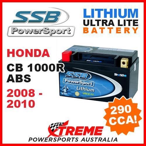 SSB 12V LITHIUM ULTRALITE 290 CCA BATTERY HONDA CB1000R CB 1000R ABS 2008-2010