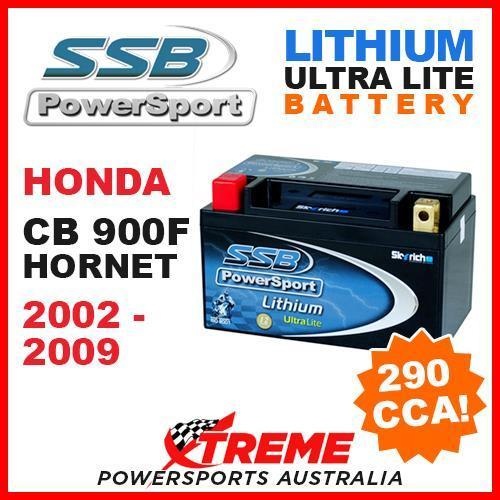 SSB 12V LITHIUM ULTRALITE 290 CCA BATTERY HONDA CB900F CB 900F HORNET 2002-2009