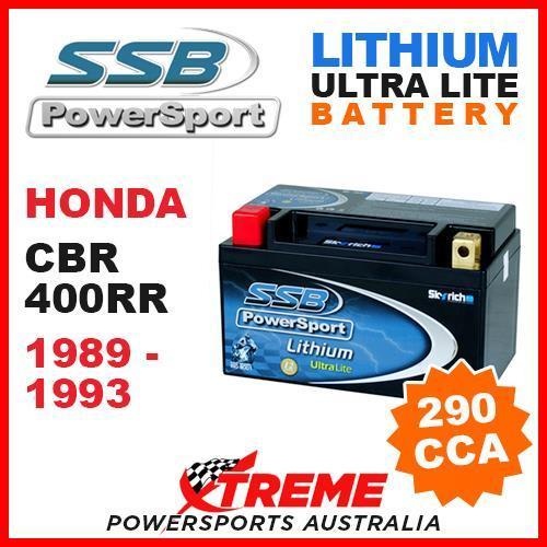 SSB 12V LITHIUM ULTRALITE 290 CCA BATTERY HONDA CBR400RR CBR 400RR 1989-1993