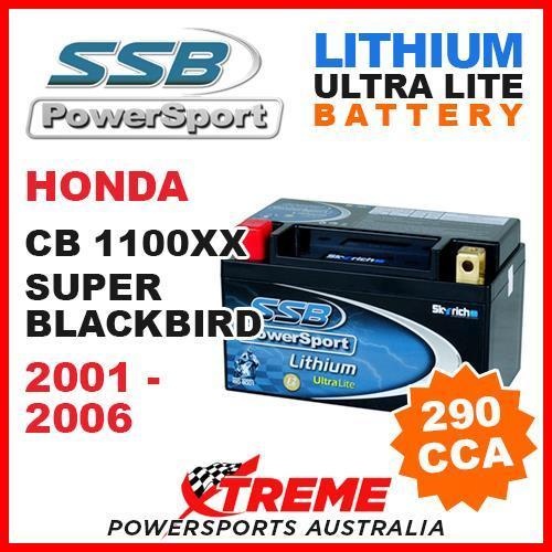 SSB 12V LITHIUM ULTRALITE 290 CCA BATTERY HONDA CB1100XX CB 1100XX 2001-2006