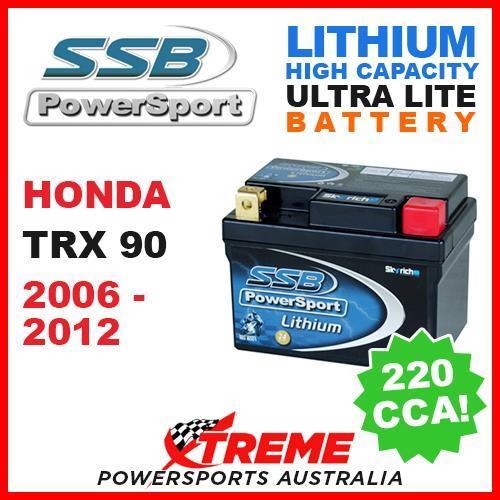 SSB 12V LITHIUM ULTRALITE 220 CCA BATTERY HONDA TRX90 TRX 90 2006-2012 ATV MOTO