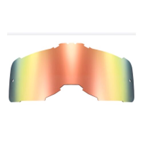 LS2 Aura & Aura Pro Goggle Replacement Gold Iridium Lens Anti-Fog