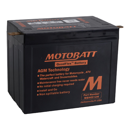 Motobatt AGM Battery for HD FLFB 1200 Electra Glide 1968-1969