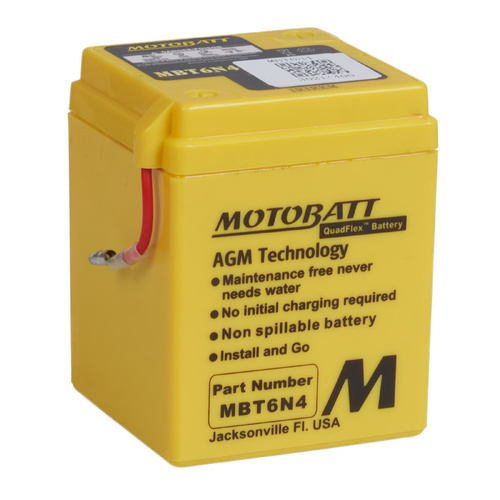 Motobatt AGM Battery for Yamaha AG100 1970-2017