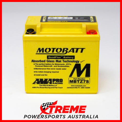Motobatt 12V 100CCA 6.5AH MBTZ7S Beta RR400 RR 400 2011-14 Quad-Flex AGM Battery