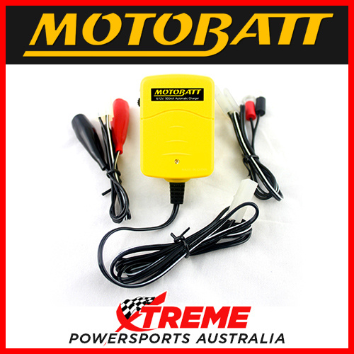 MotoBatt Baby Boy 6V/12V 500mA Motorcycle Battery Trickle Charger Manual Switch