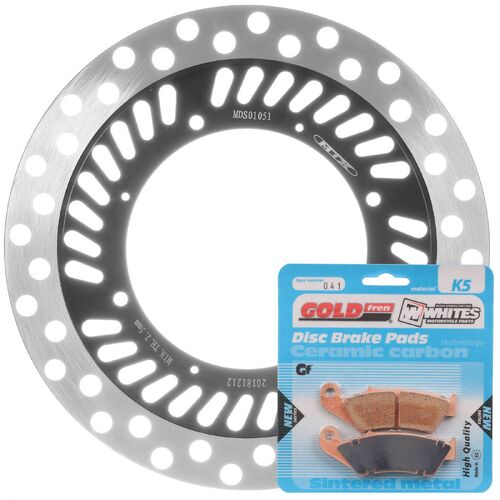 Brake Disc & Pad Front Kit for Honda CRF230F 2005-2015 2016 2017 2018 2019 2020