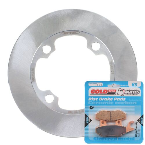 Brake Disc & Pad Left Kit for Suzuki LTF300F KING QUAD 4WD 2002-2018 2019 2020