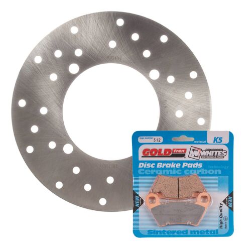 Brake Disc & Pad Front Kit for Polaris SPORTSMAN ACE 570 2014-2015